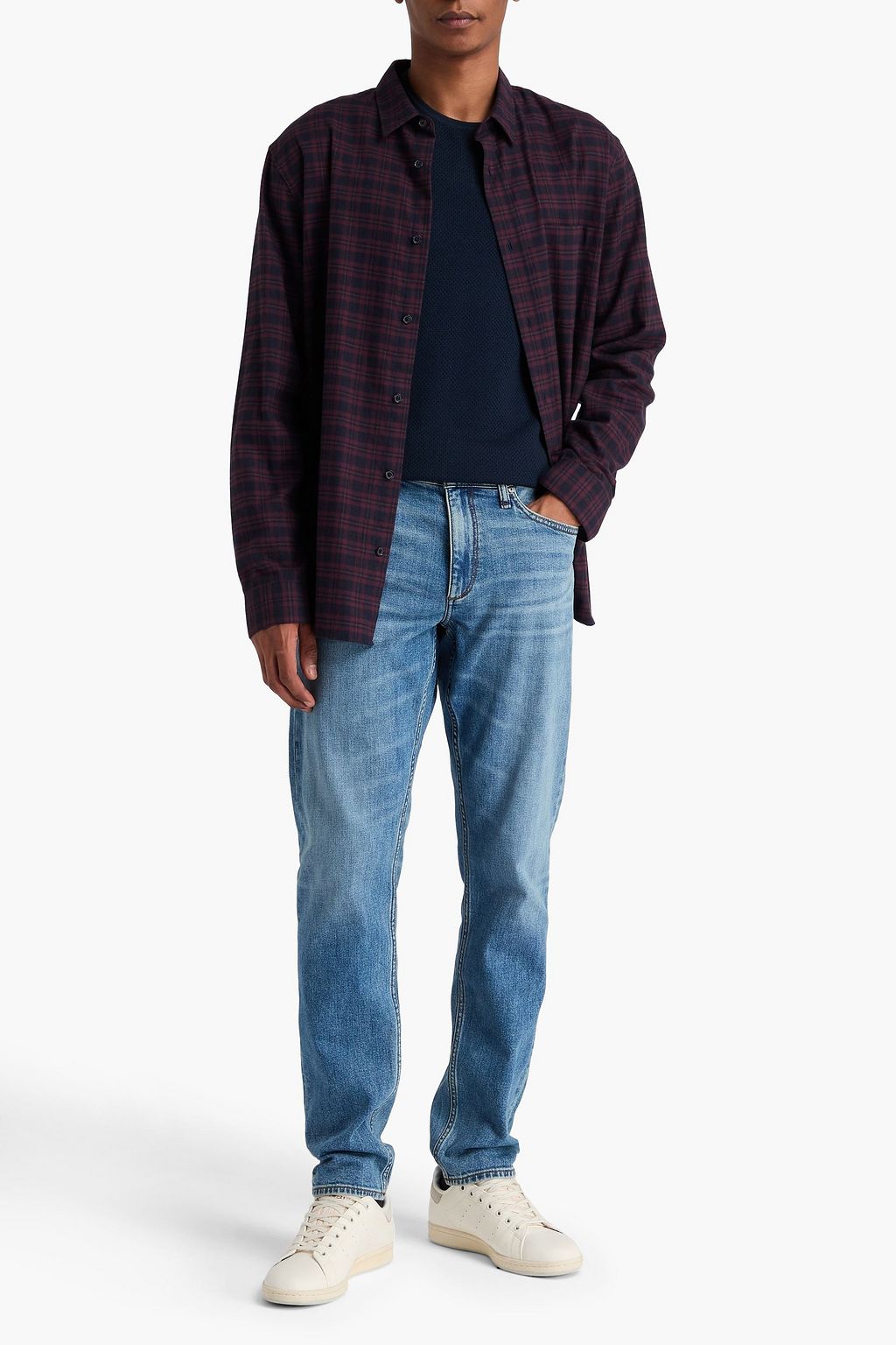 RAG & BONE Fit 3 slim-fit faded denim jeans