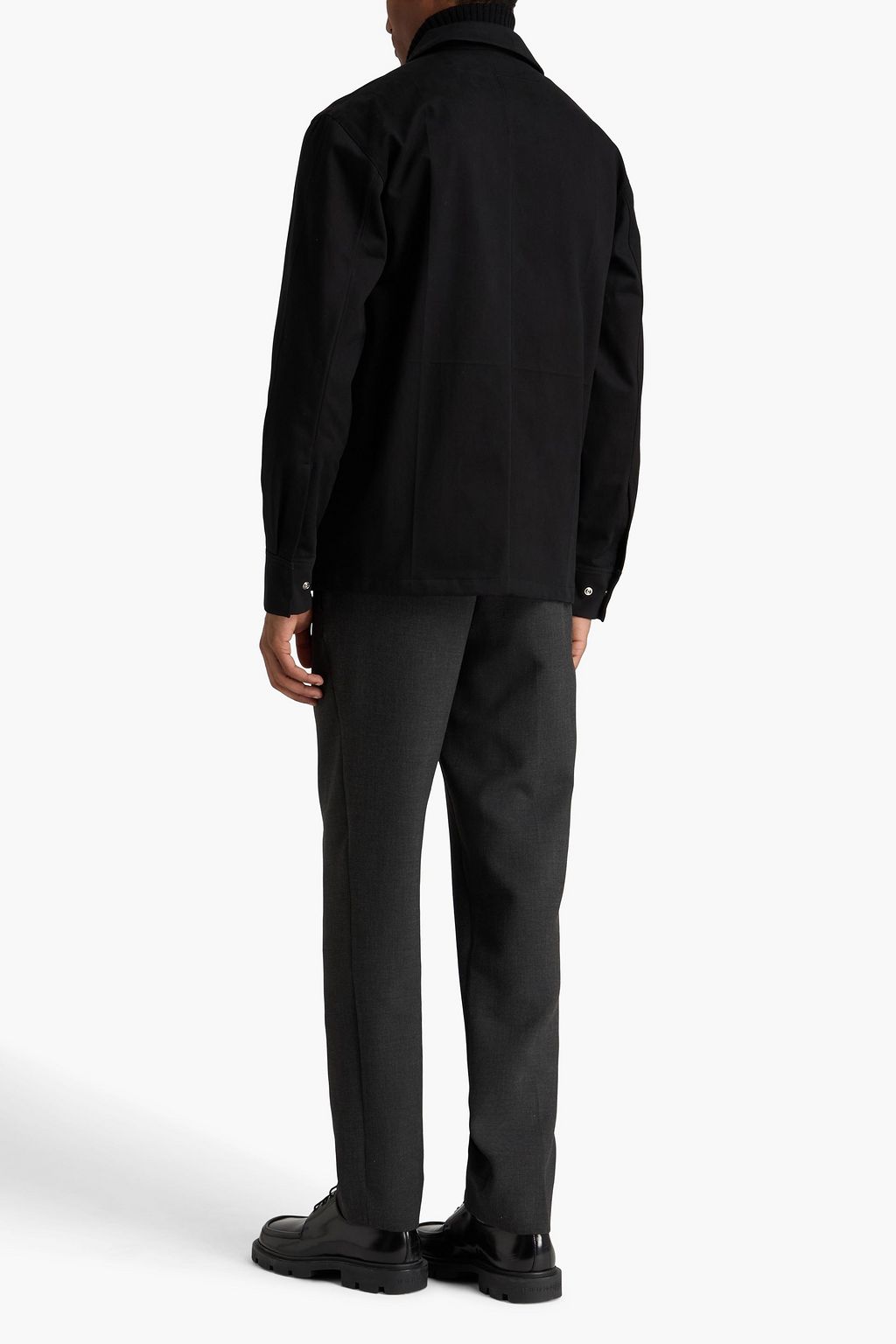 JIL SANDER Cotton-twill overshirt