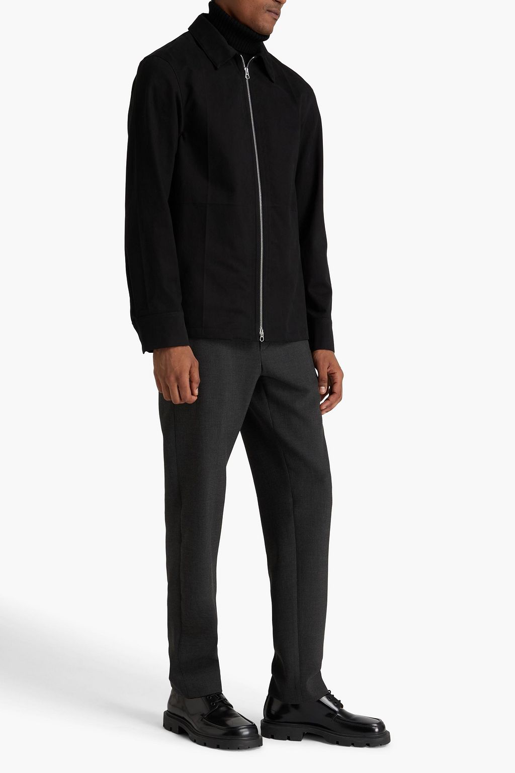 JIL SANDER Cotton-twill overshirt