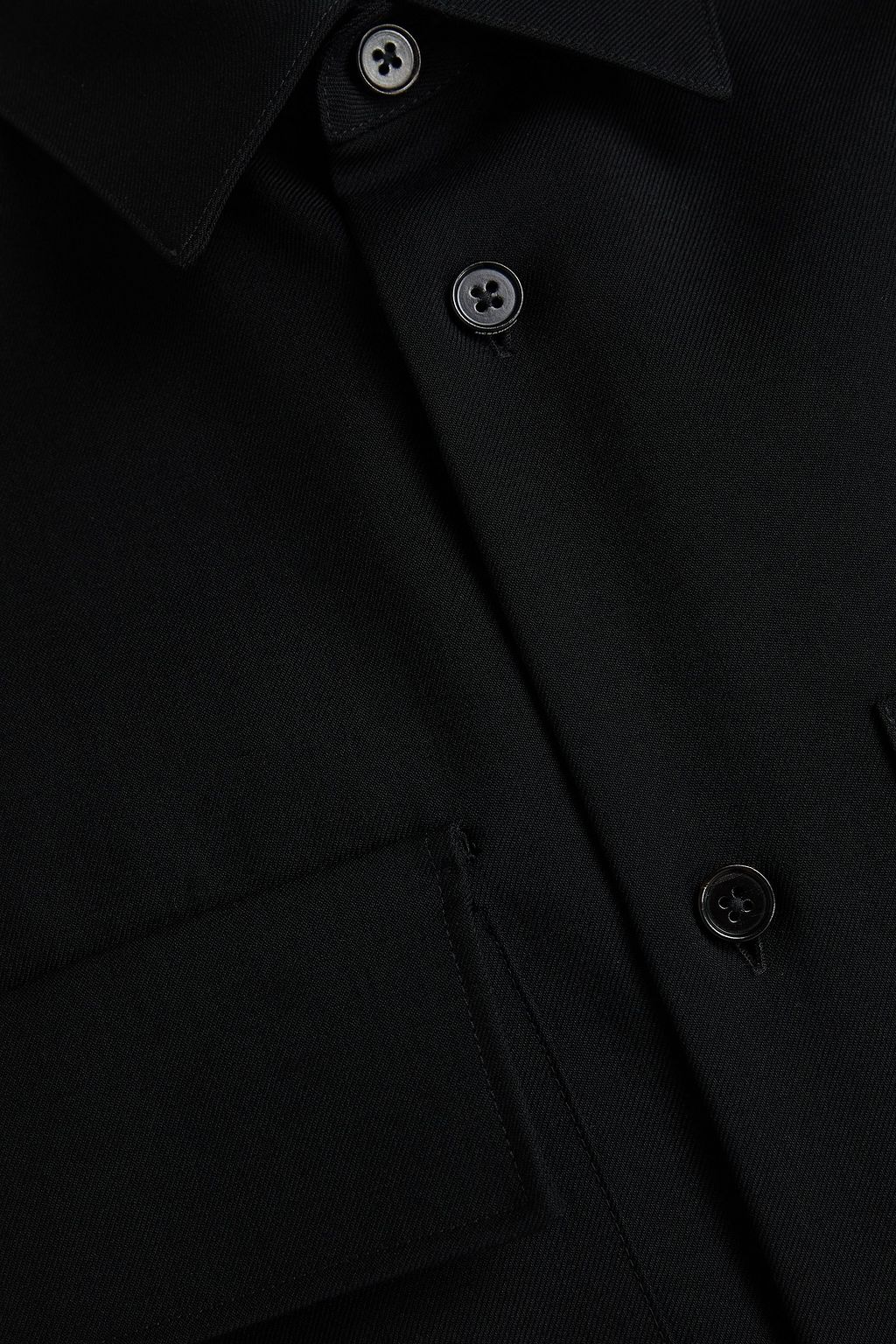 JIL SANDER Wool-gabardine shirt