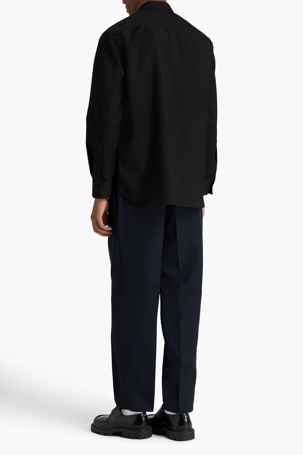 JIL SANDER Wool-gabardine shirt