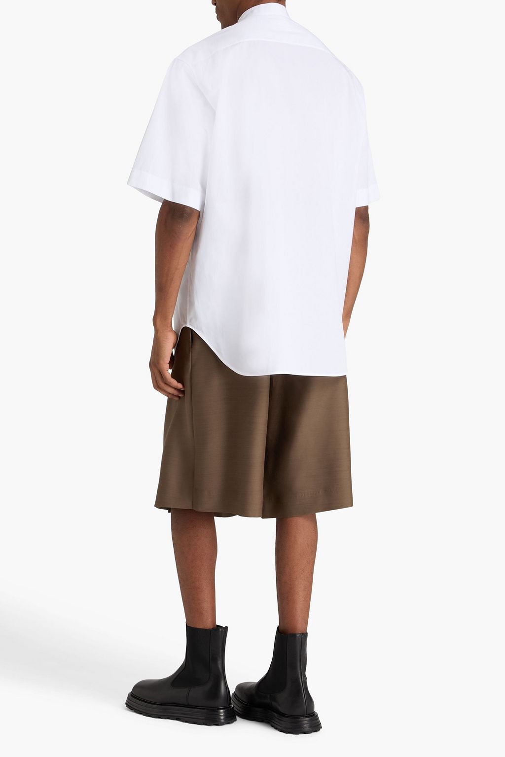 JIL SANDER Cotton-poplin shirt