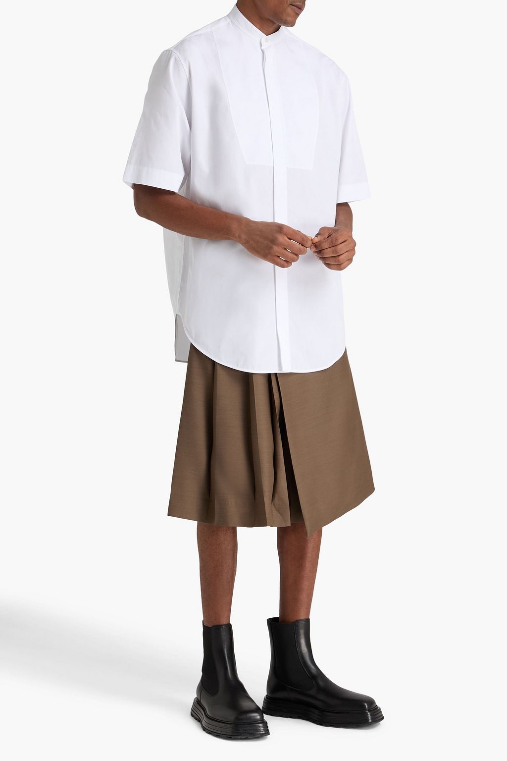 JIL SANDER Cotton-poplin shirt
