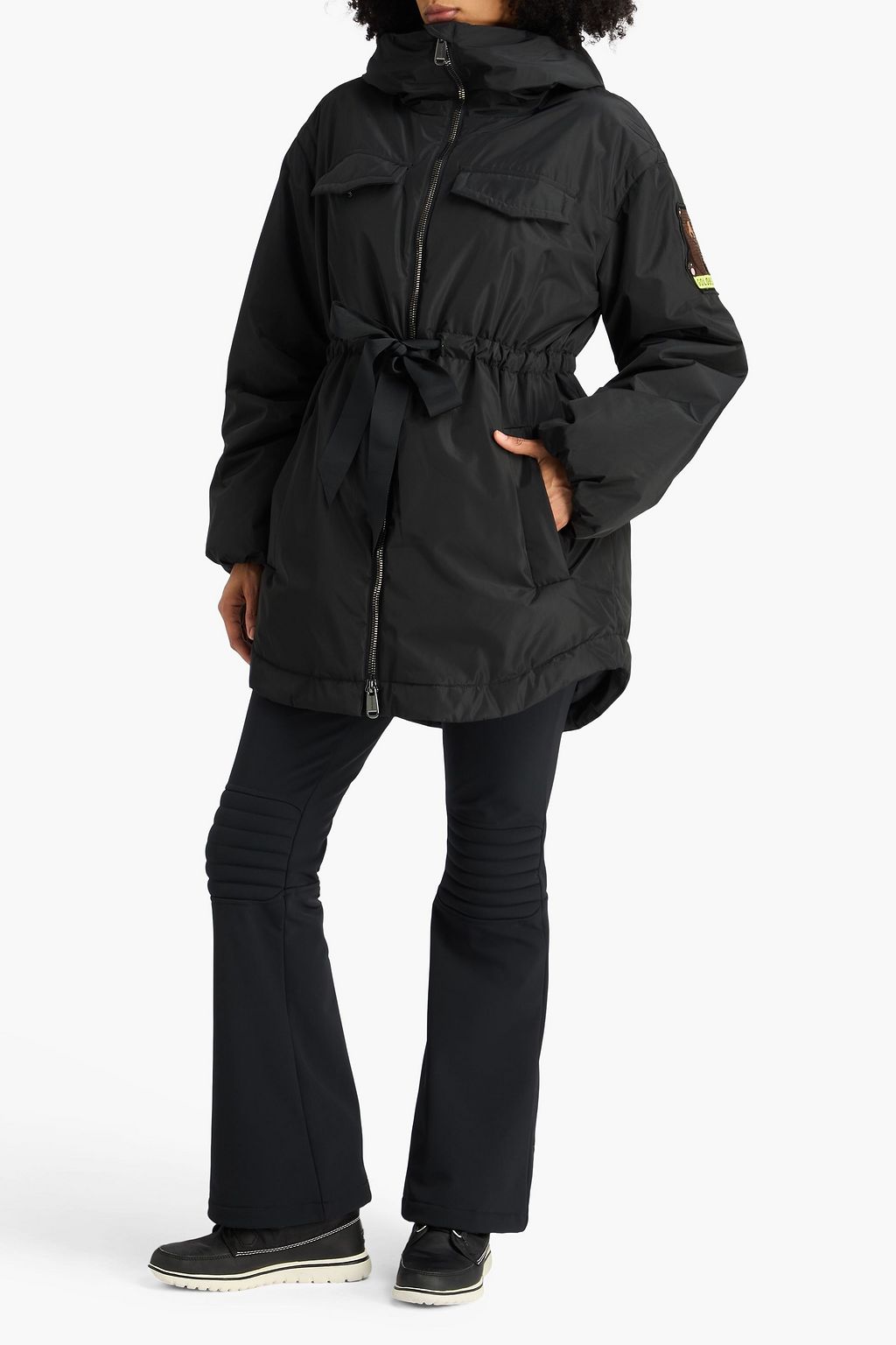 GOLDBERGH Harlow appliquéd shell parka