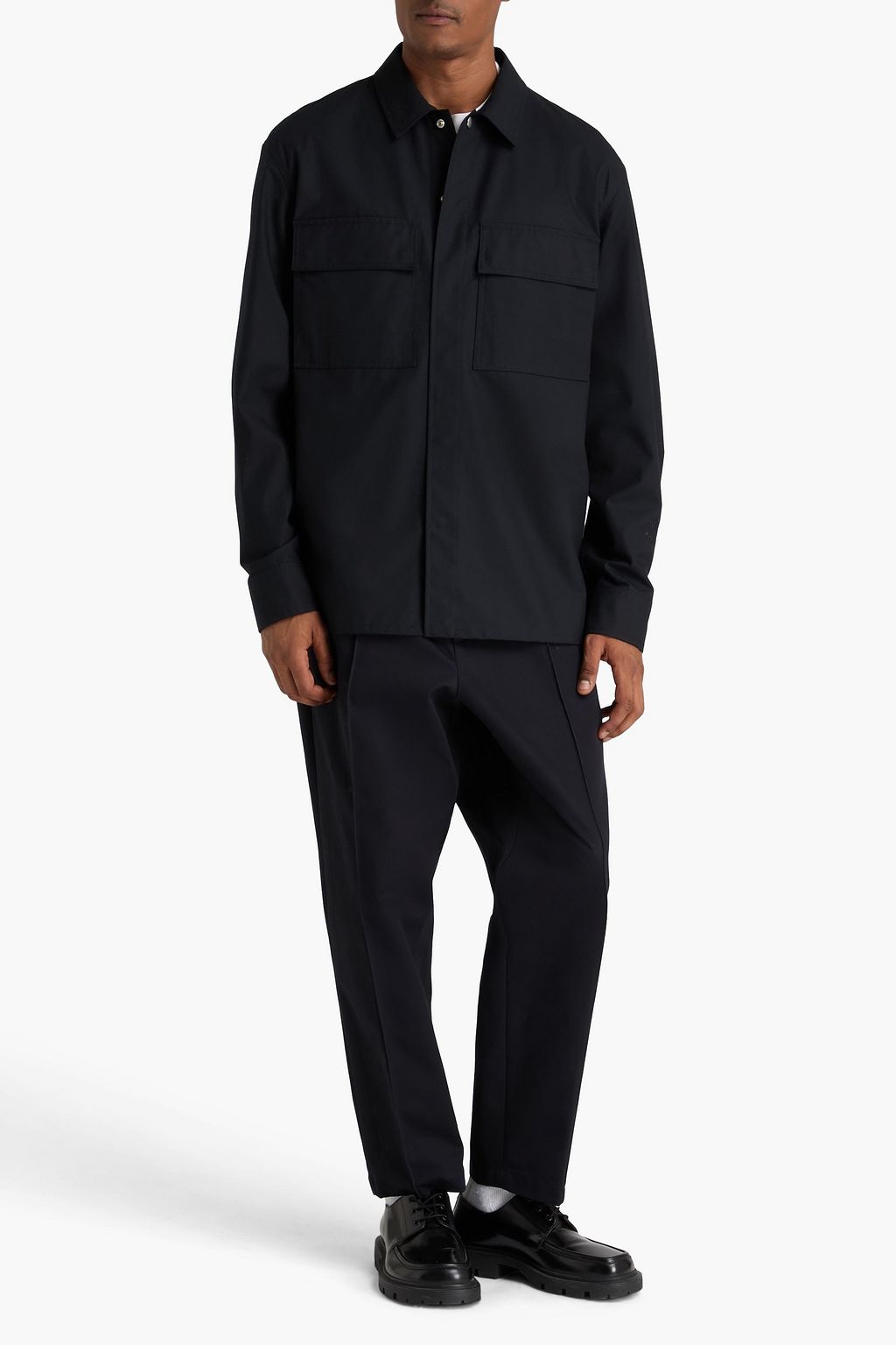 JIL SANDER Cotton overshirt