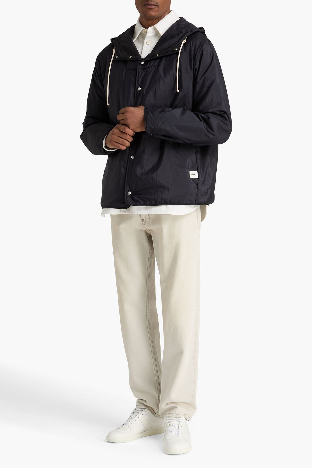 JIL SANDER Shell hooded jacket