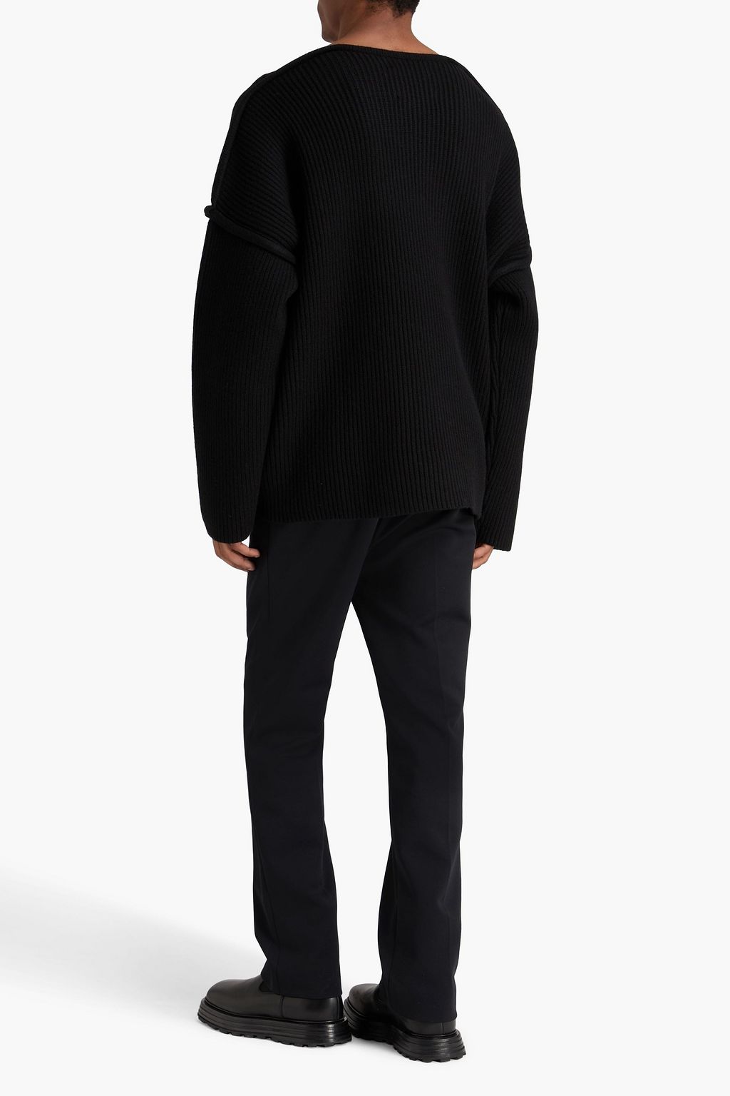 JIL SANDER Ribbed wool sweater