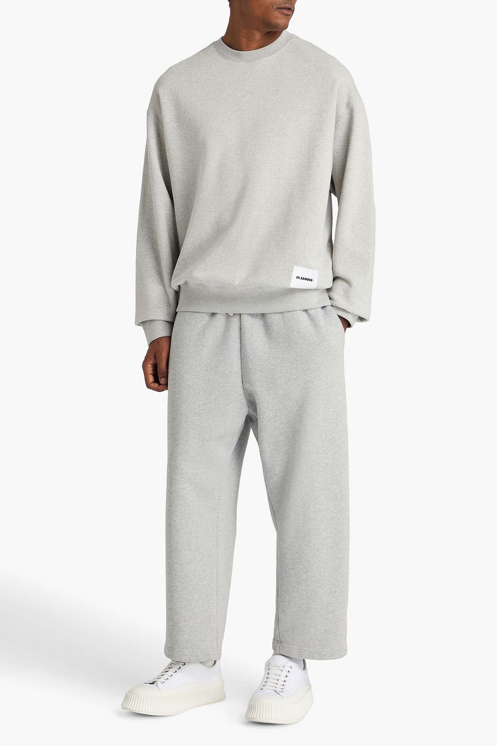 JIL SANDER French cotton-terry sweatshirt