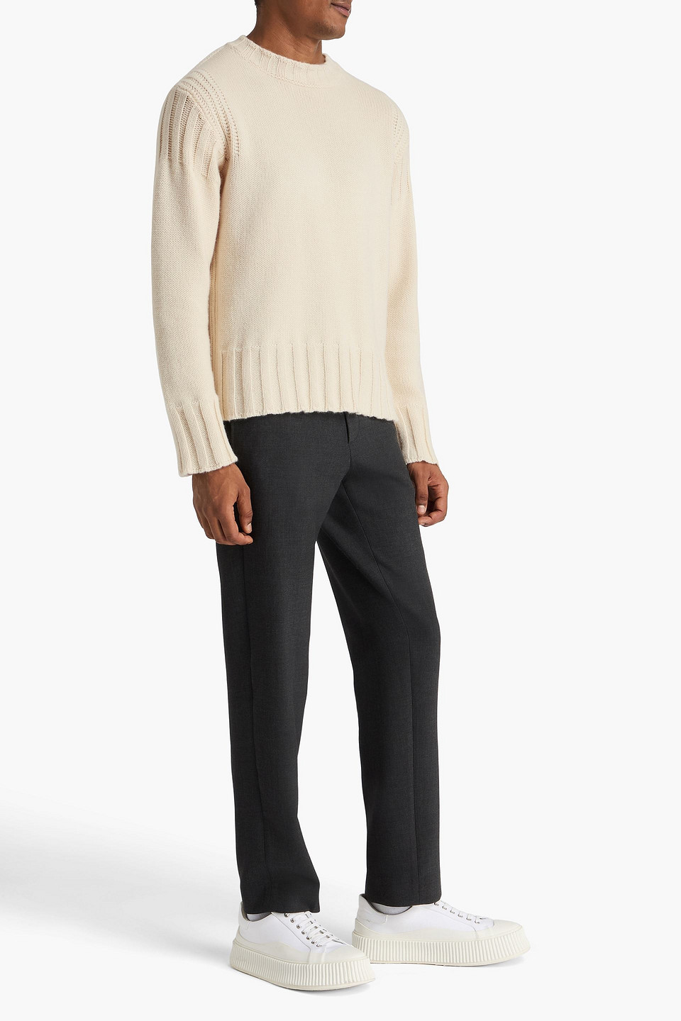 Jil Sander - Pullover Aus Kaschmir - Weiß - It 46 