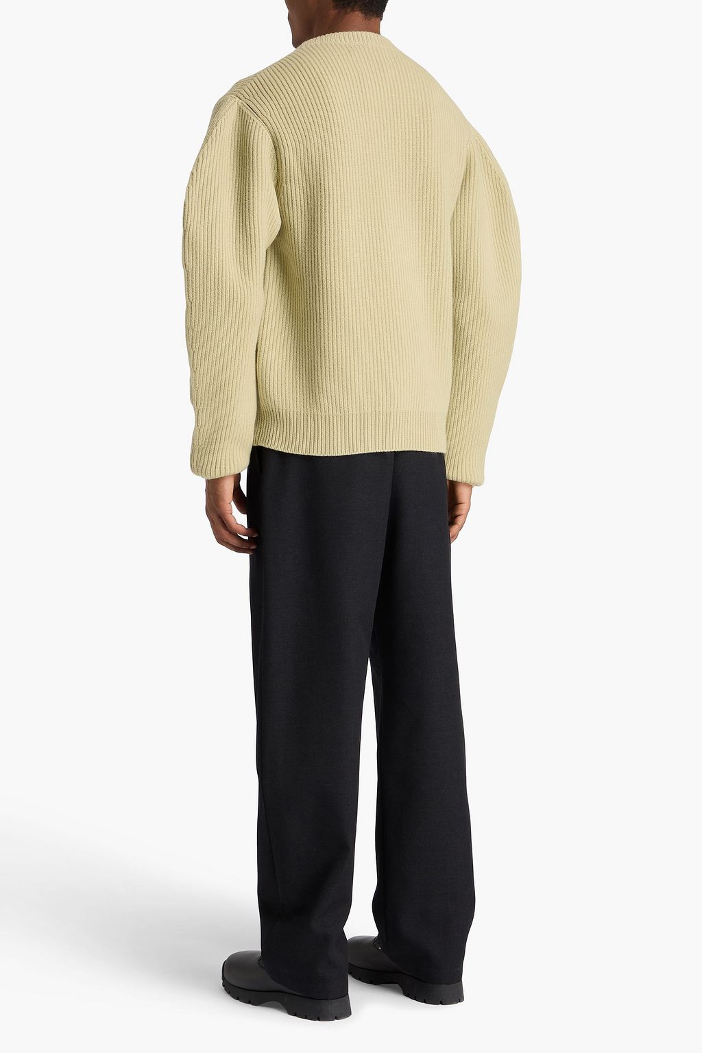 JIL SANDER Ribbed wool sweater