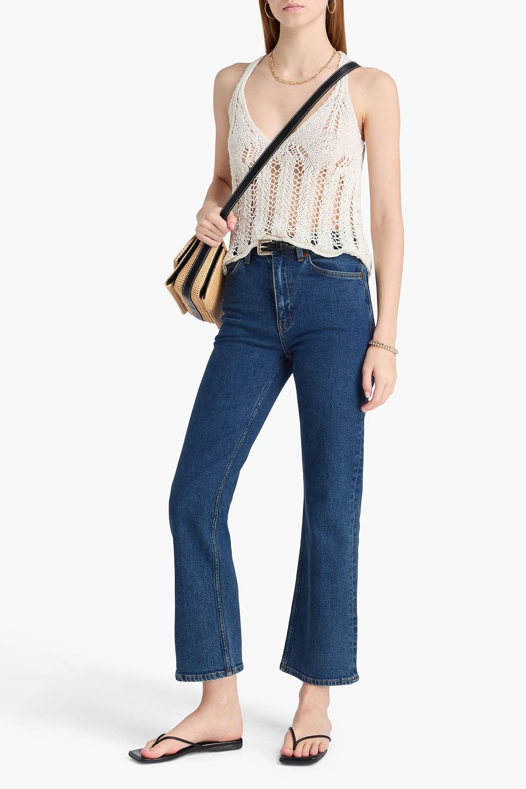 RE/DONE 70s high-rise bootcut jeans