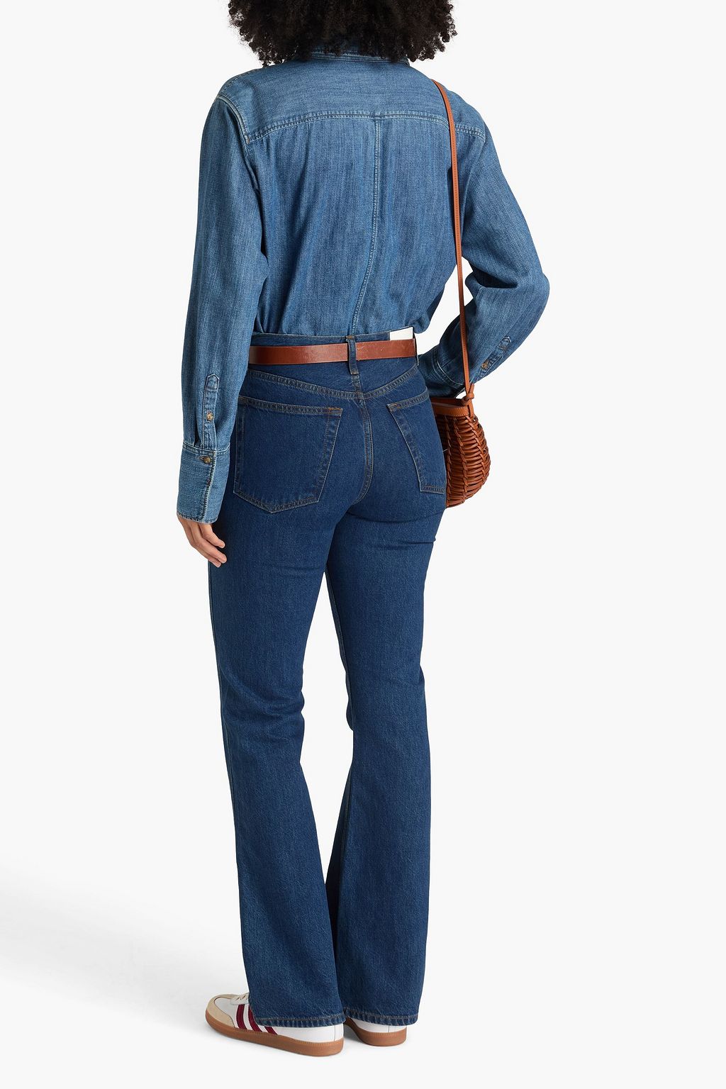 RE/DONE High-rise flared jeans