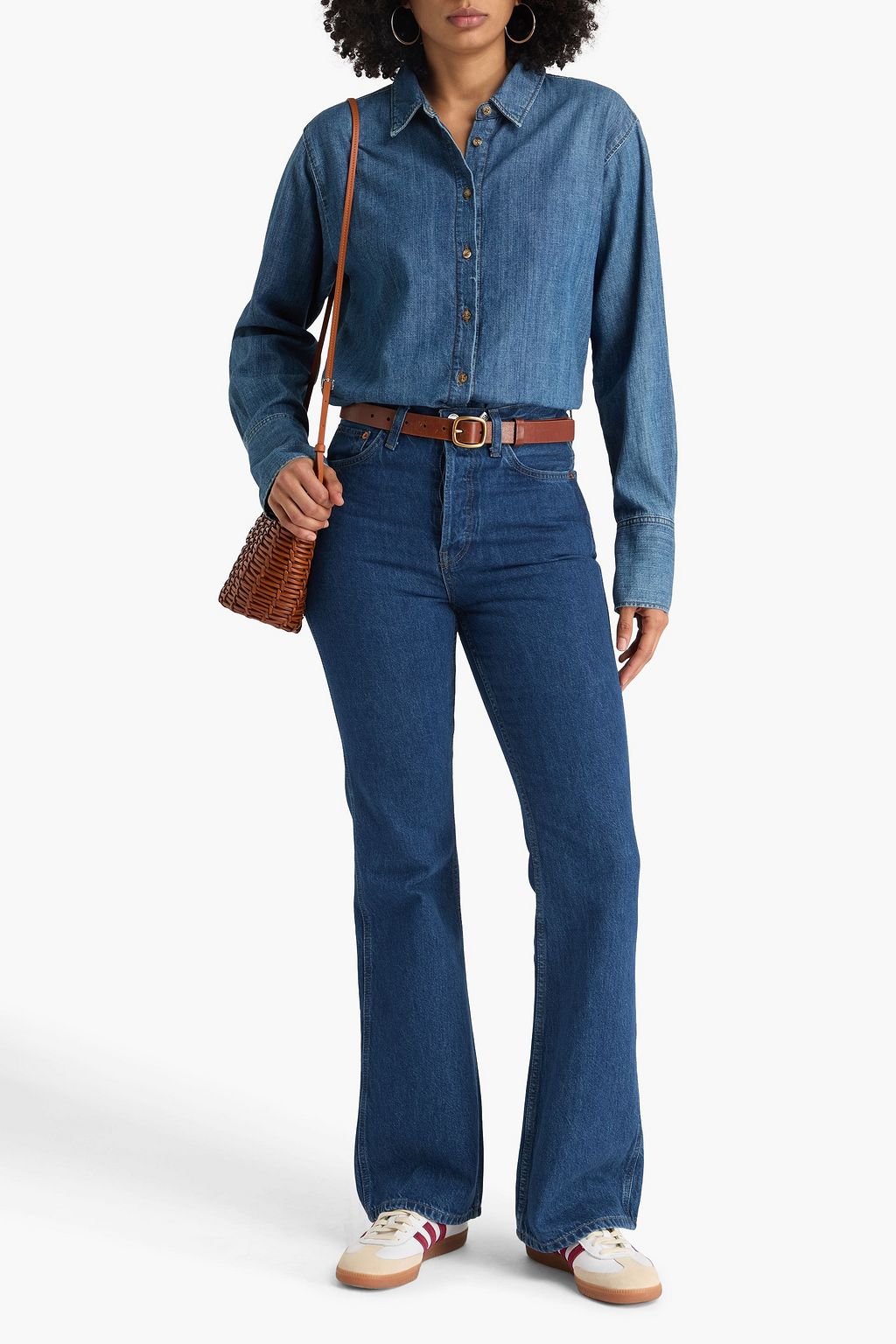 RE/DONE High-rise flared jeans