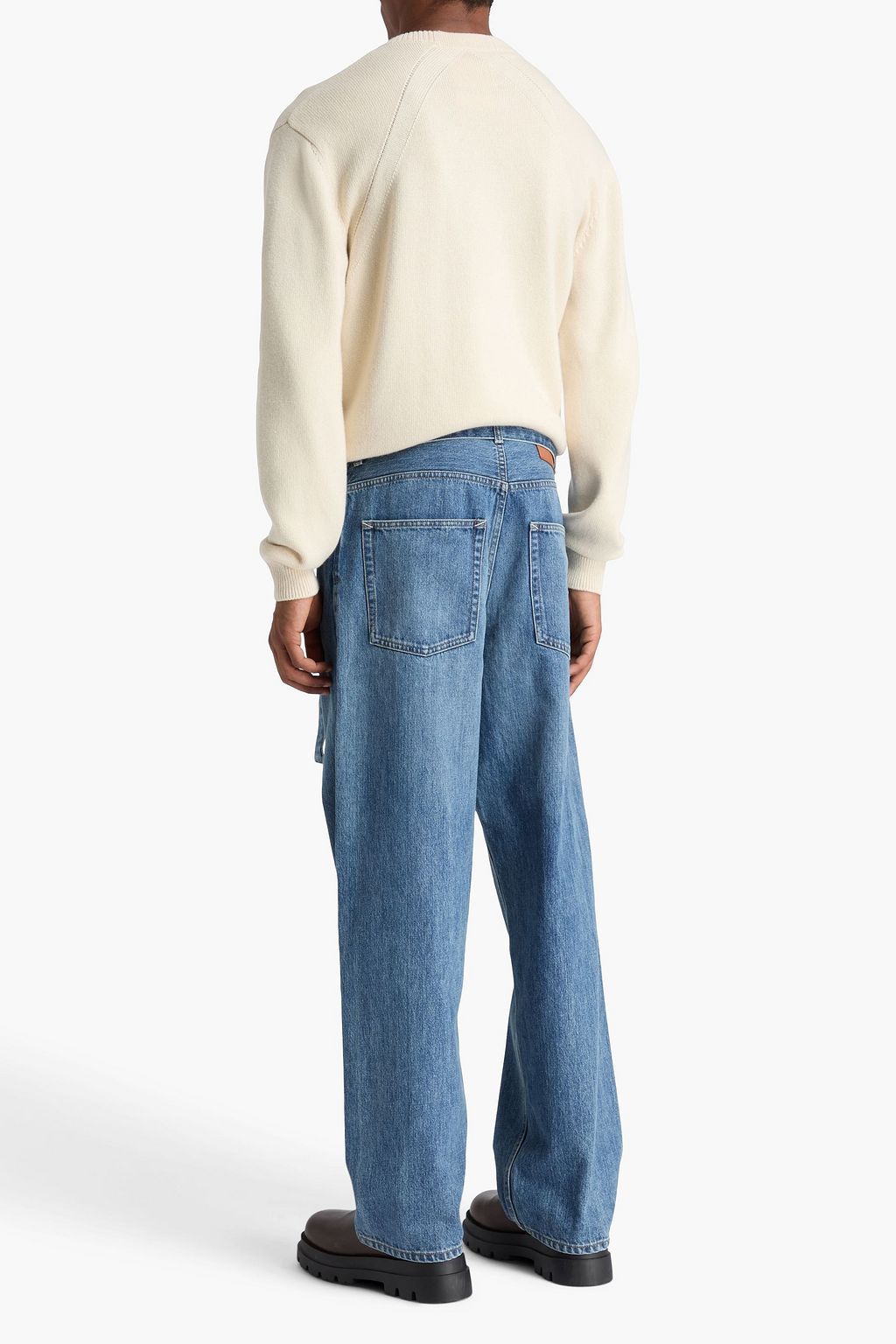 JIL SANDER Cotton and cashmere-blend sweater