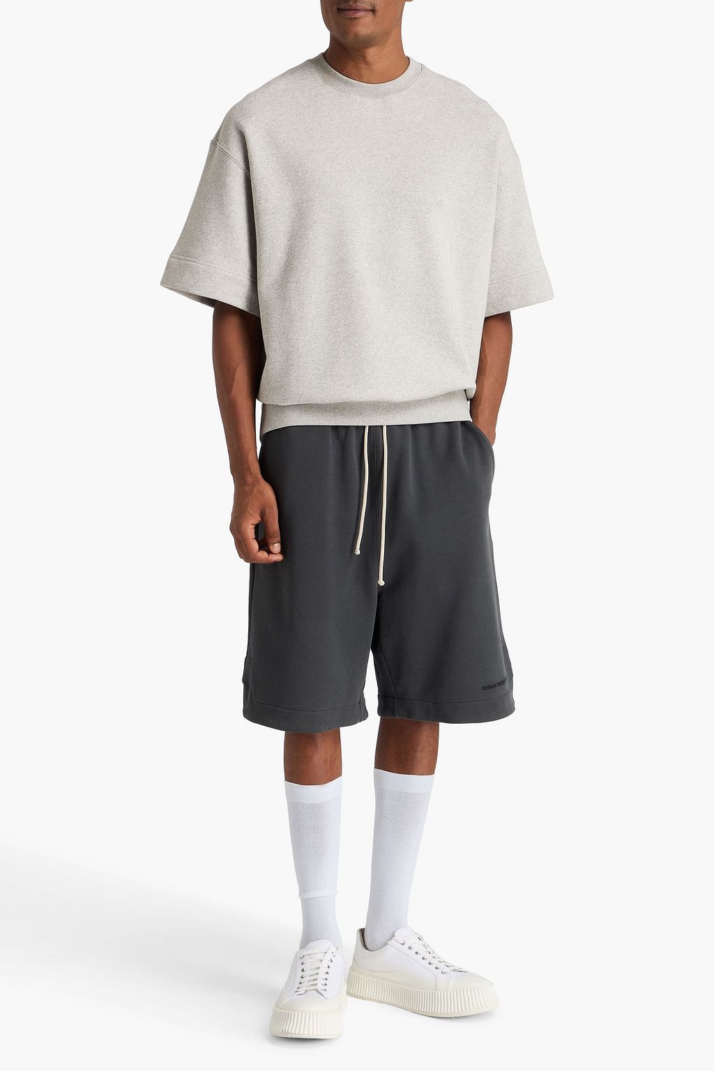 JIL SANDER French cotton-terry sweatshirt