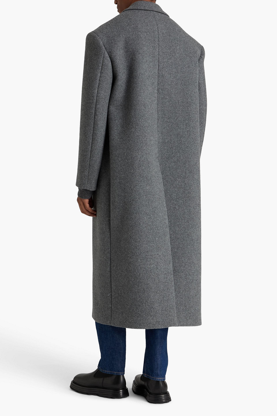  Jil Sander - Mantel Aus Wolle - Grau - It 48 