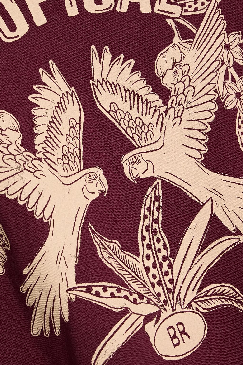 FARM RIO Printed cotton-jersey T-shirt