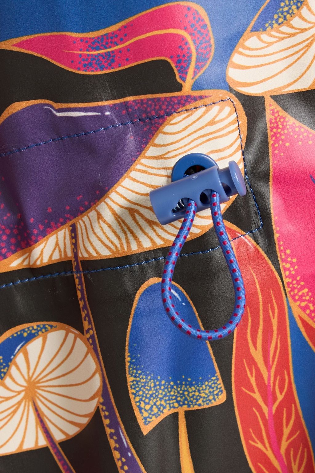 FARM RIO Printed shell hooded raincoat