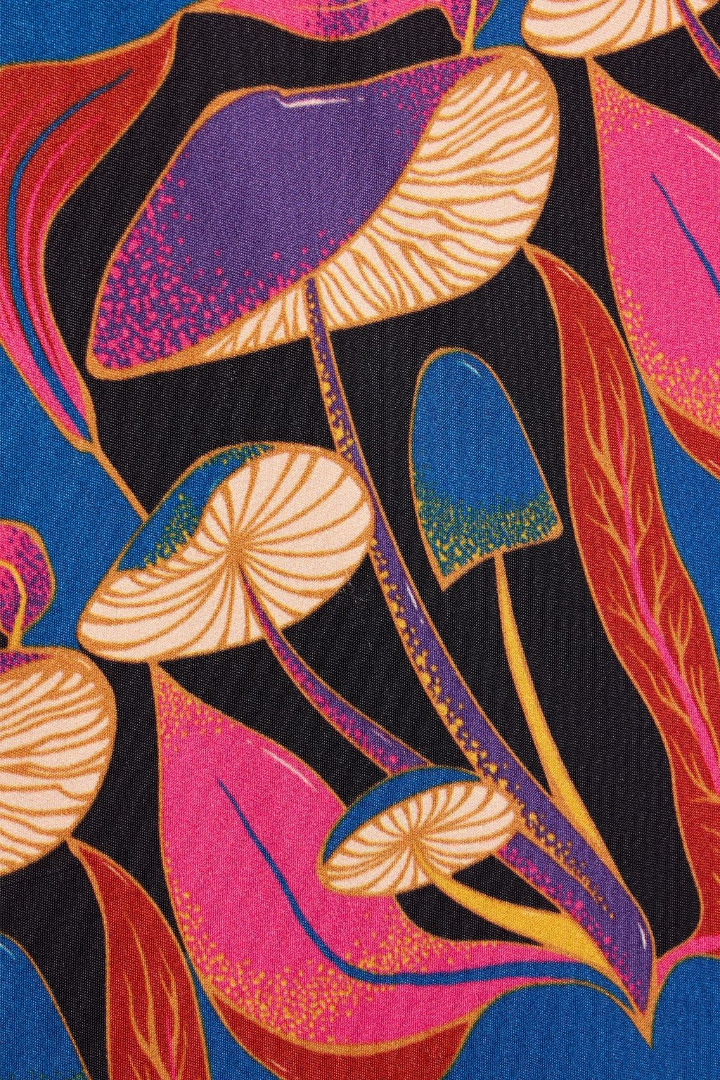 FARM RIO Printed woven midi skirt