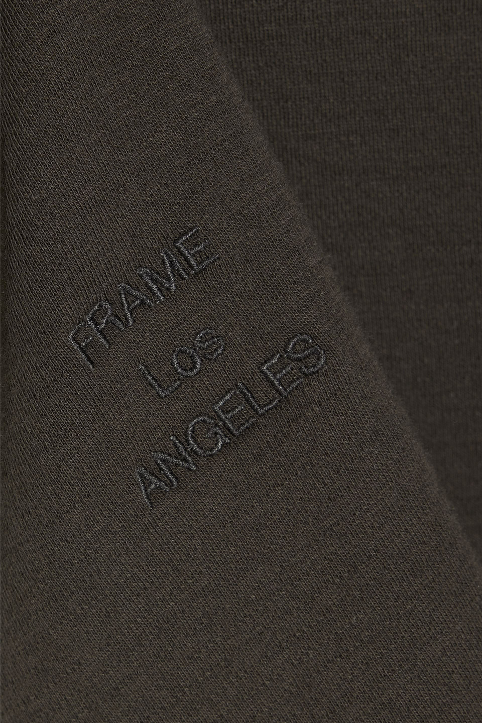 Frame Cotton-jersey T-shirt In Gray