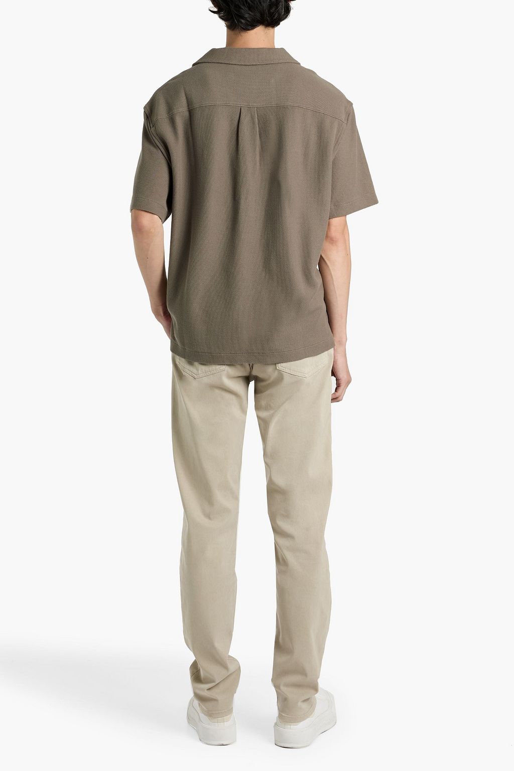 FRAME Cotton-piqué shirt