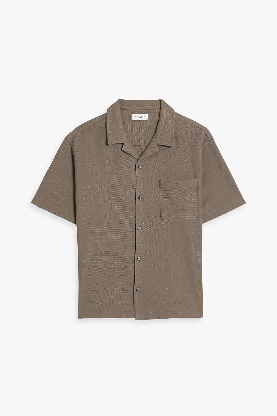 frame - cotton-piqué shirt - neutral - xxl