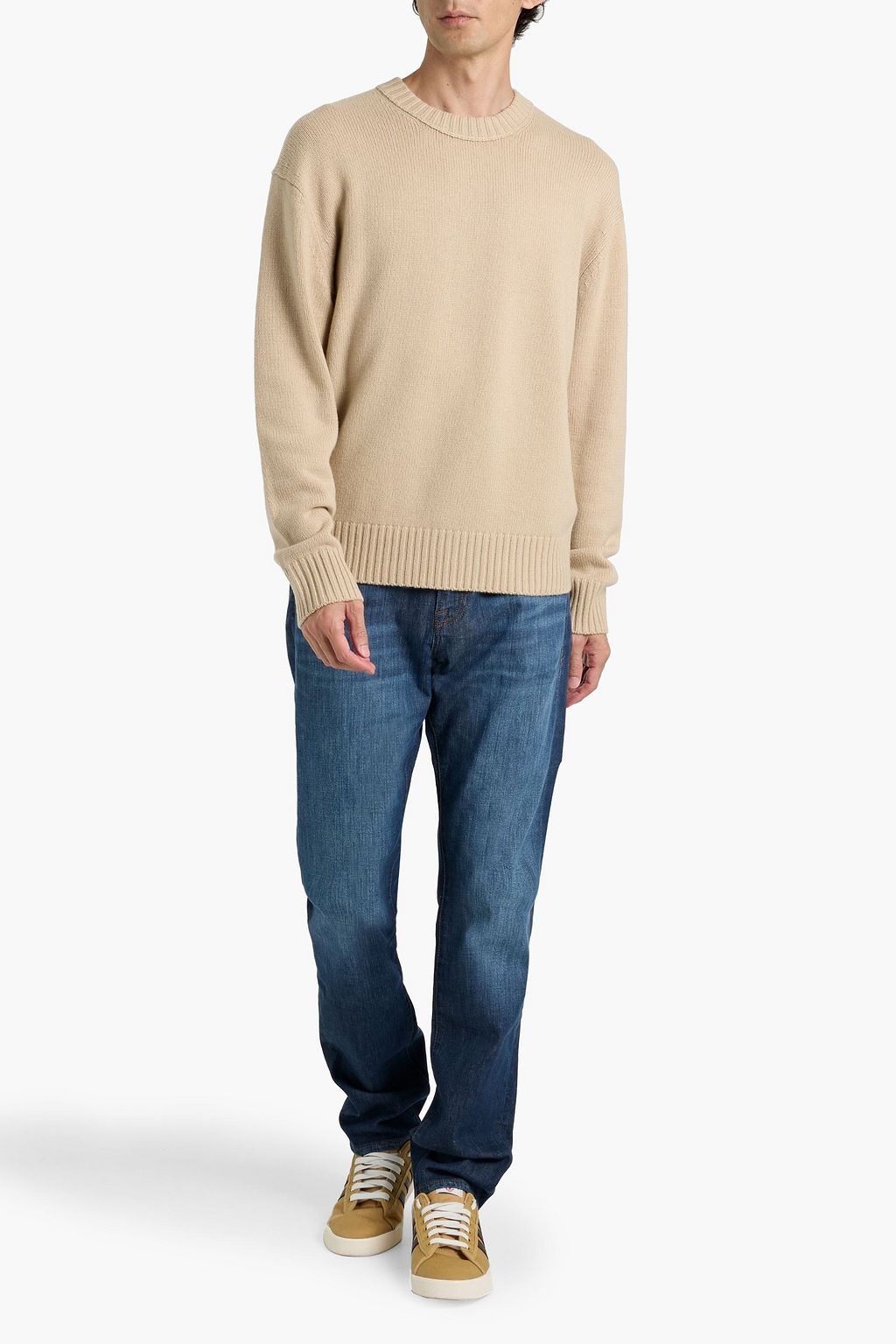 FRAME L'Homme slim-fit faded denim jeans