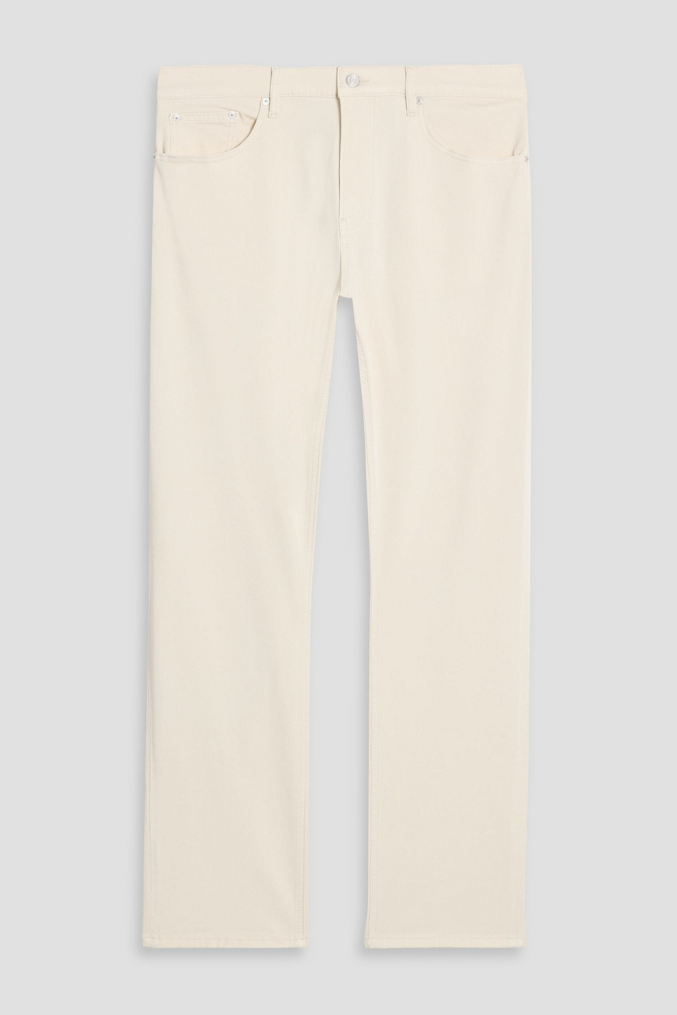 Frame Modern Straight Denim Jeans In White