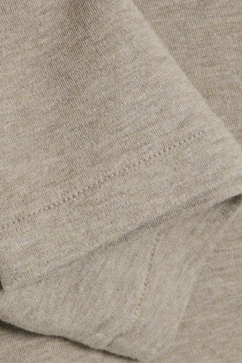 Frame Duo Fold Cotton-jersey T-shirt In Brown