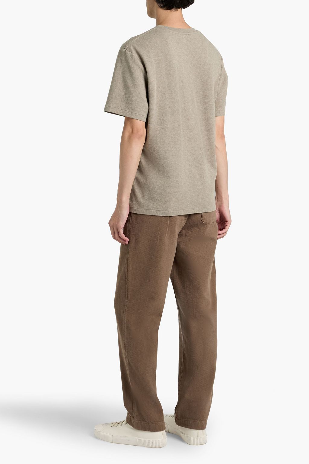 FRAME Duo Fold cotton-jersey T-shirt