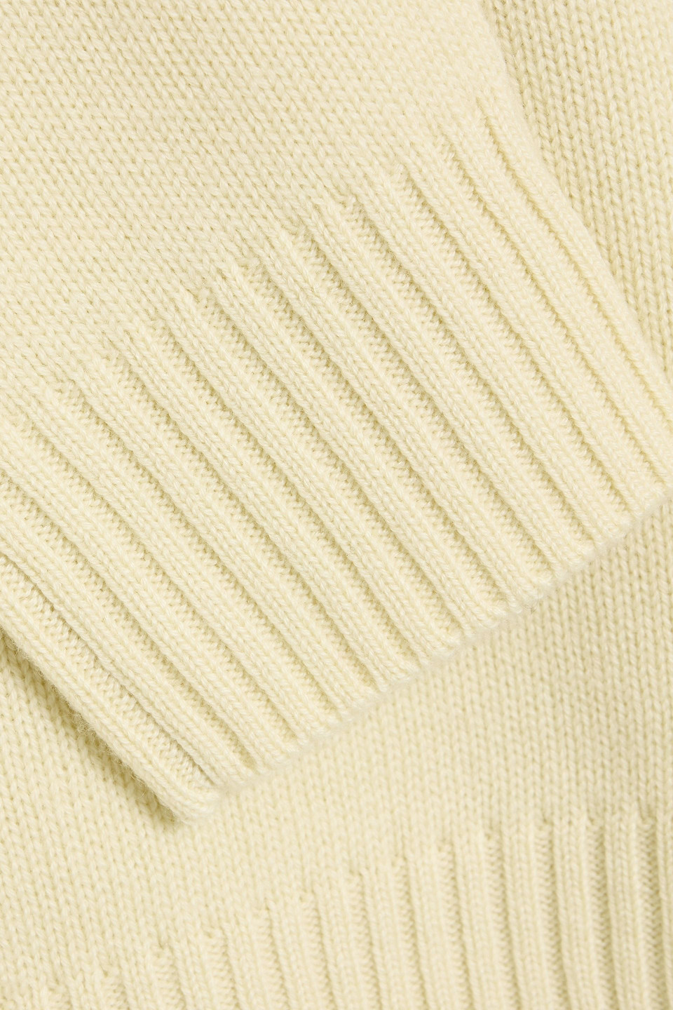 Frame Wool And Cashmere-blend Sweater In Yellow