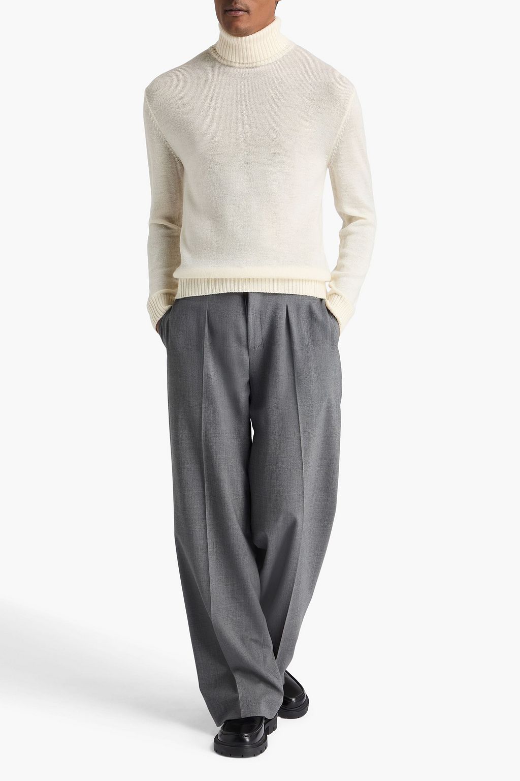 JIL SANDER Wool turtleneck sweater