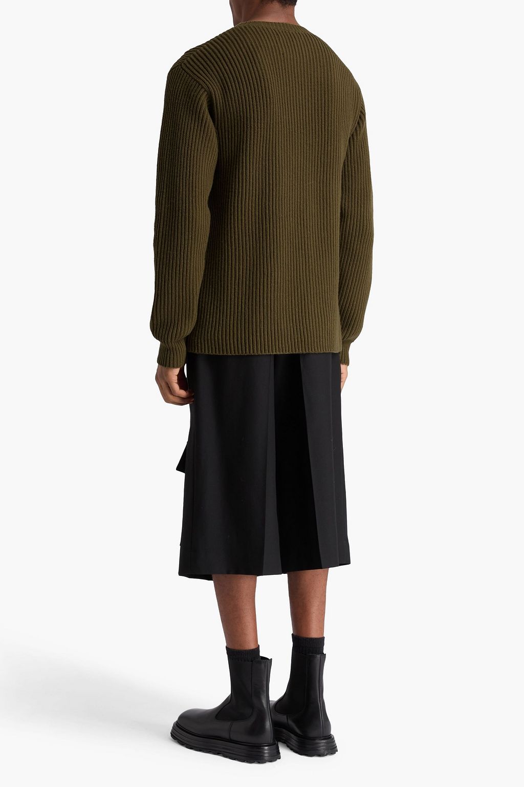 JIL SANDER Ribbed wool sweater