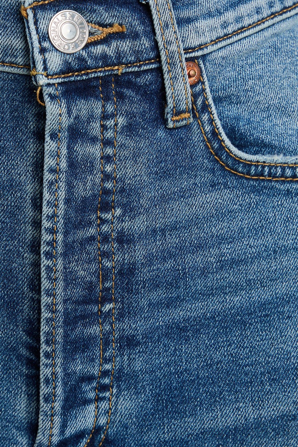 RE/DONE 90s Ultra High faded high-rise skinny jeans