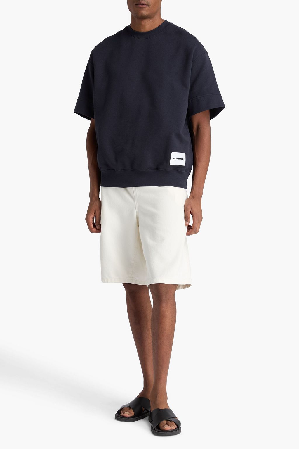 JIL SANDER French cotton-terry sweatshirt