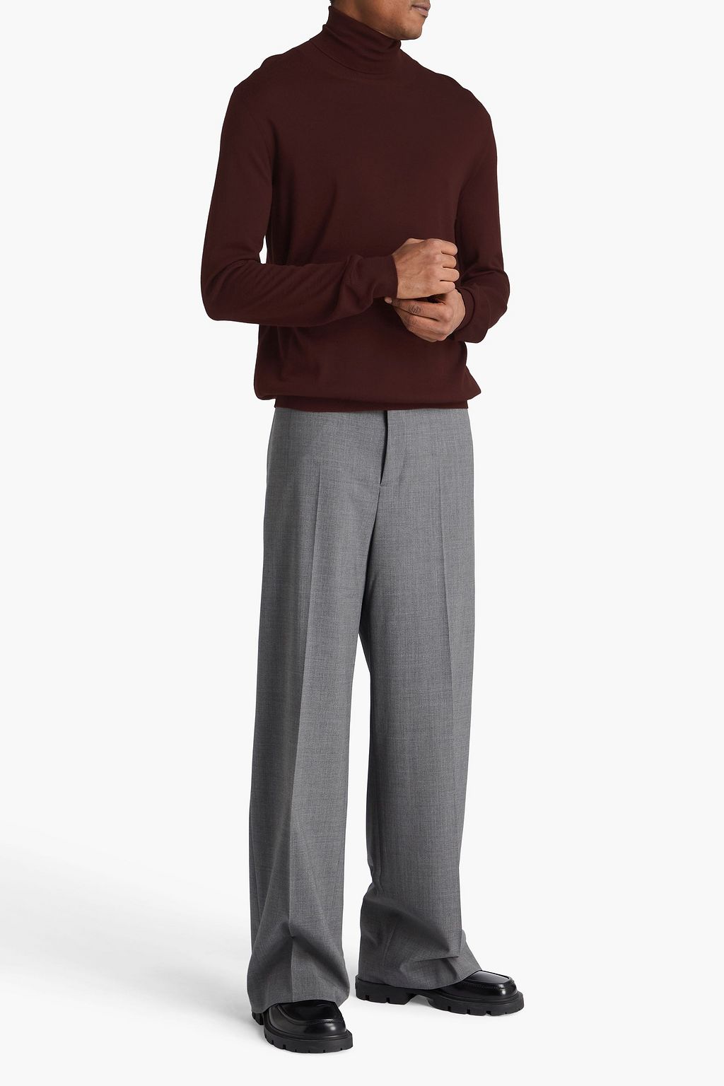 JIL SANDER Wool turtleneck sweater