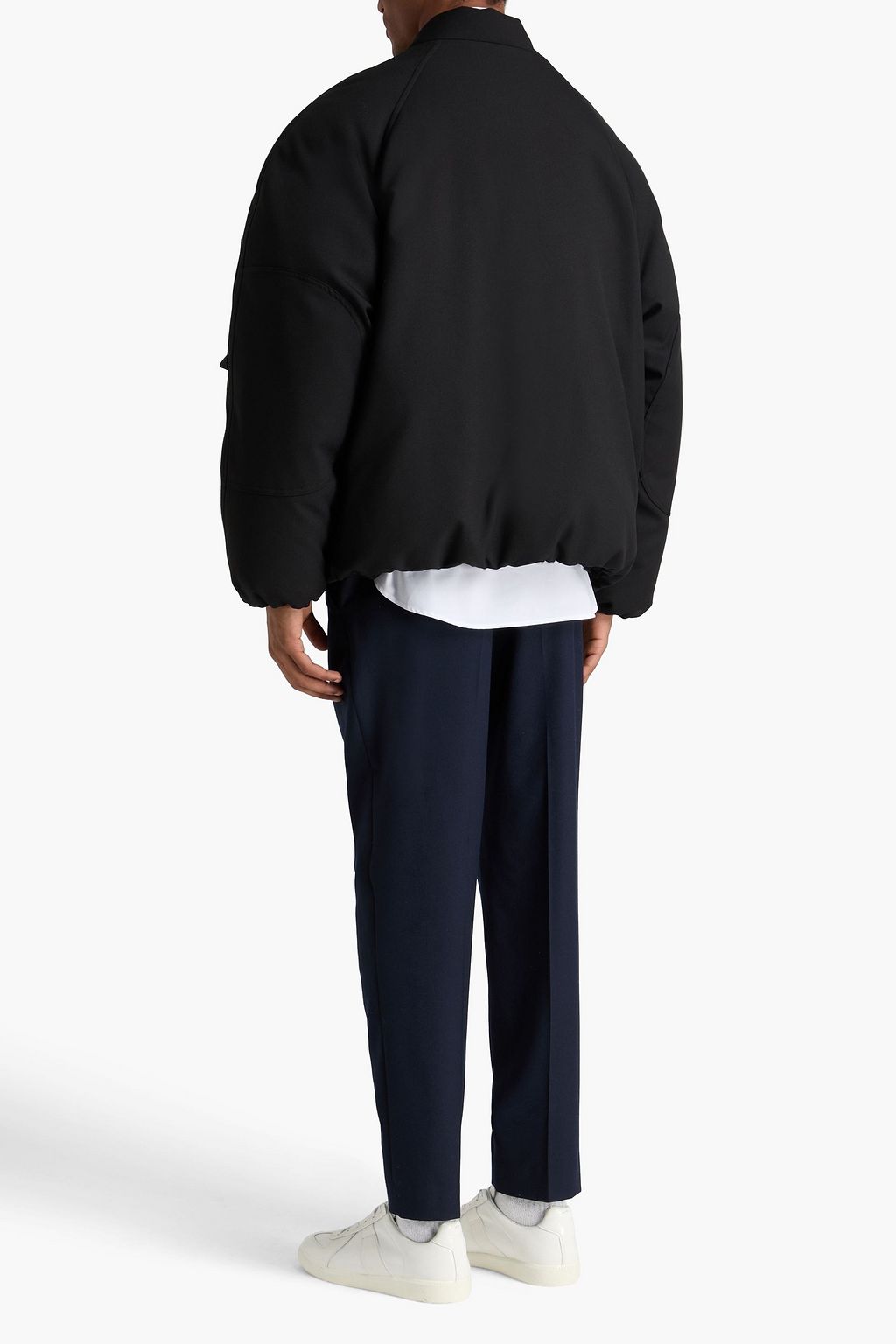 JIL SANDER جاكيت بومر من التويل