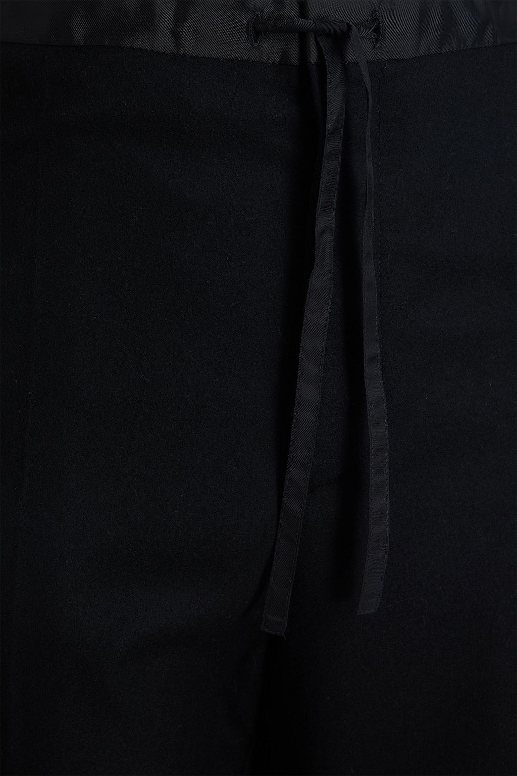 JIL SANDER Cropped tapered wool-blend felt pants