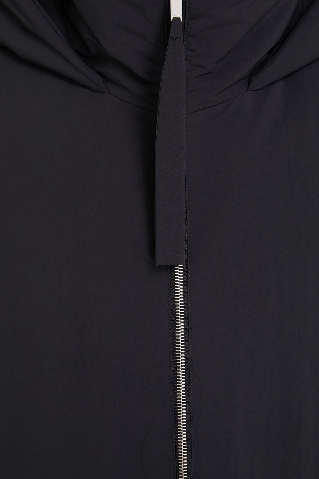 JIL SANDER Shell hooded down coat