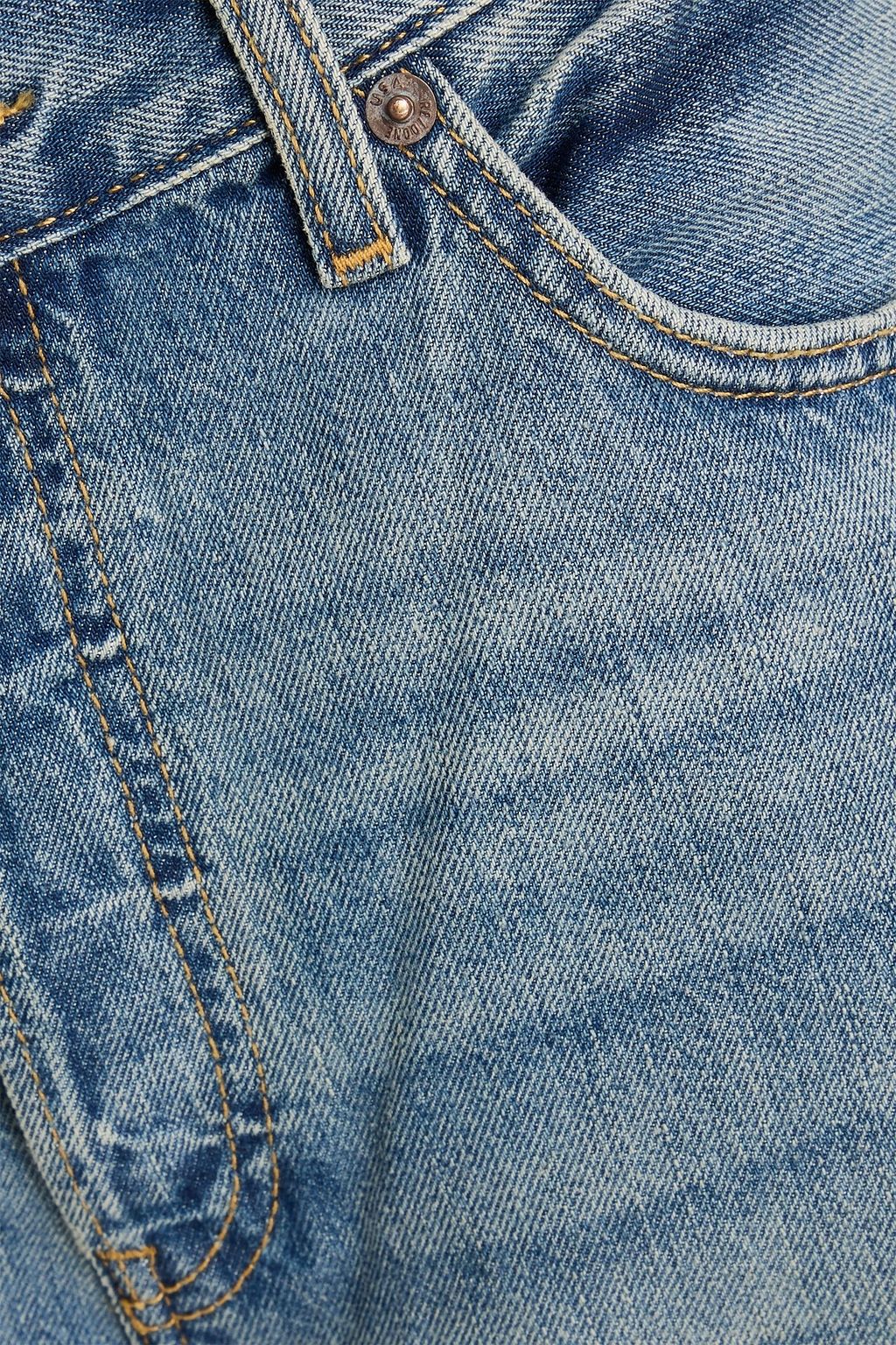 RE/DONE High-rise straight-leg jeans