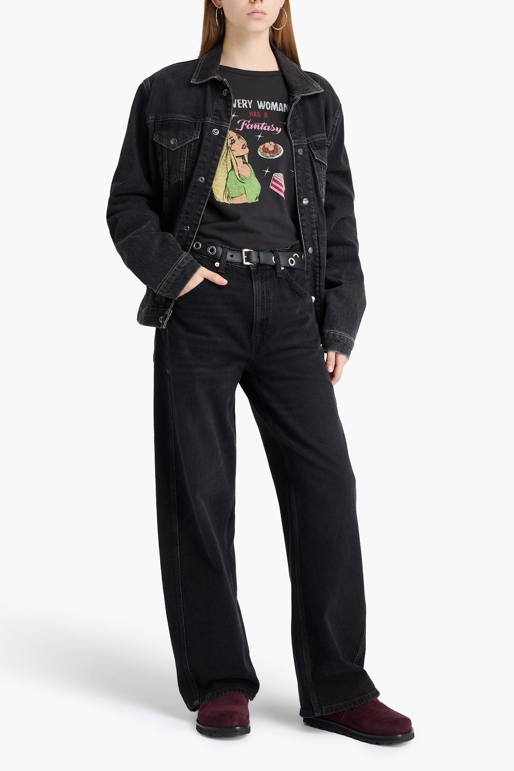 RE/DONE Painter mid-rise wide-leg jeans