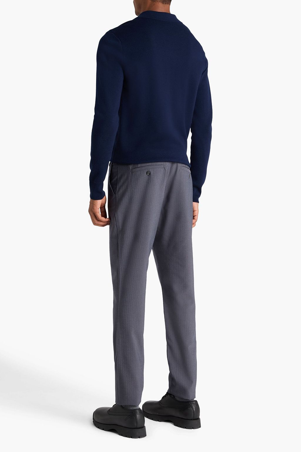 PAIGE Stafford slim-fit herringbone jacquard pants