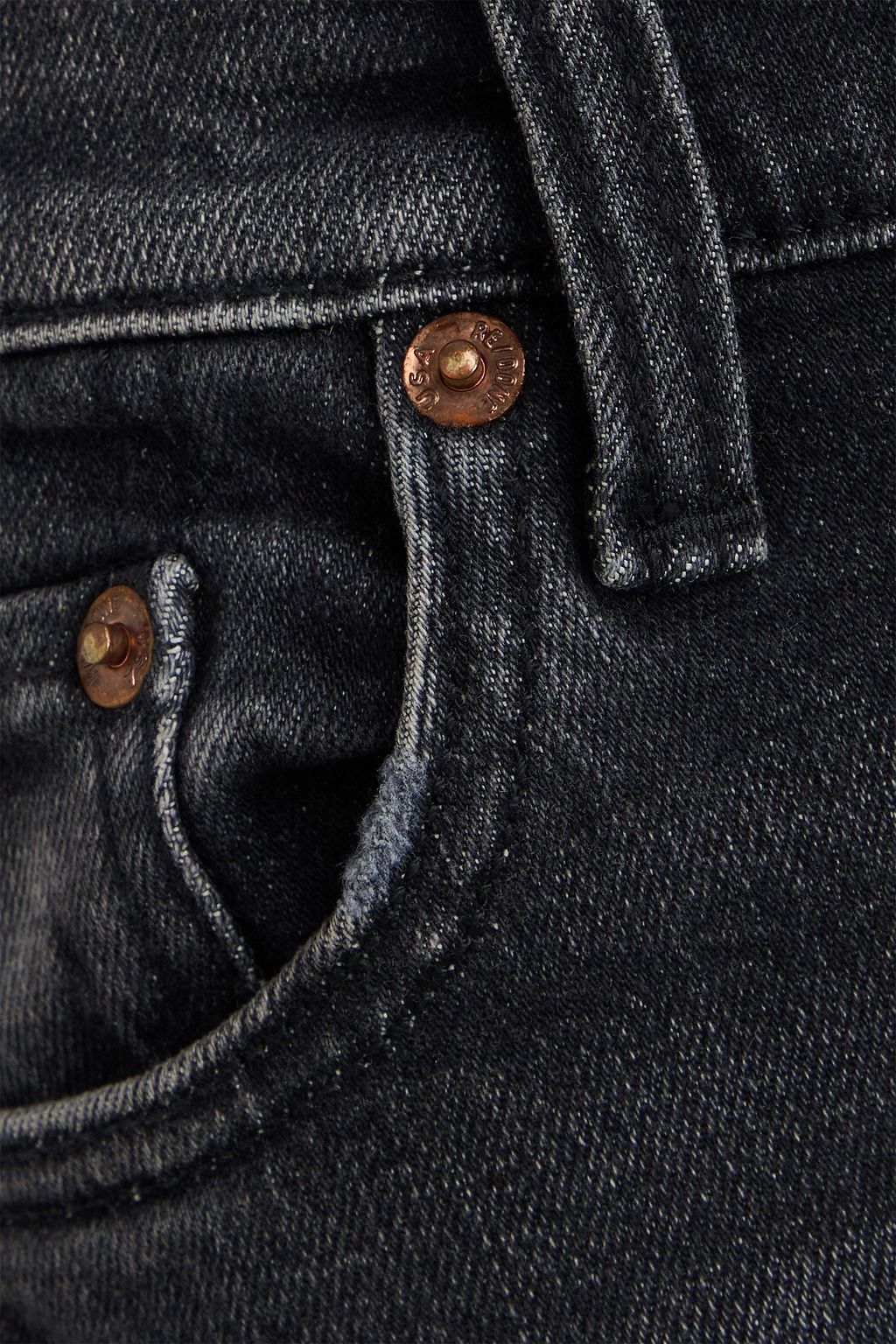 RE/DONE Mid-rise wide-leg jeans