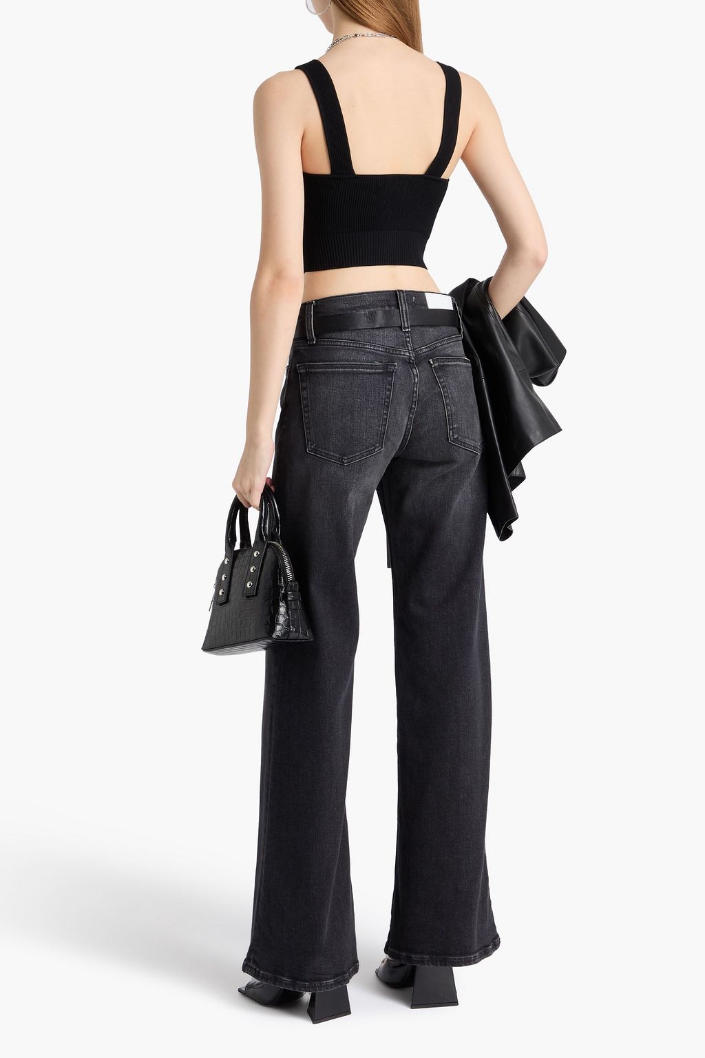 RE/DONE Mid-rise wide-leg jeans