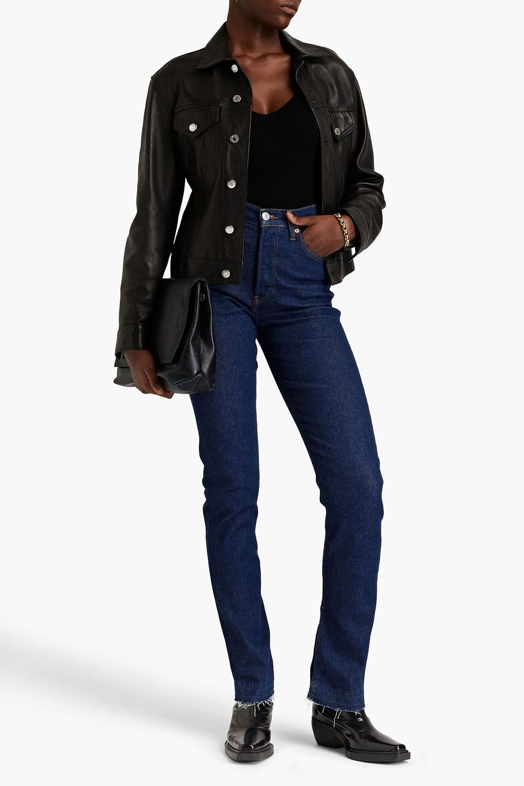 RE/DONE 70s high-rise bootcut jeans