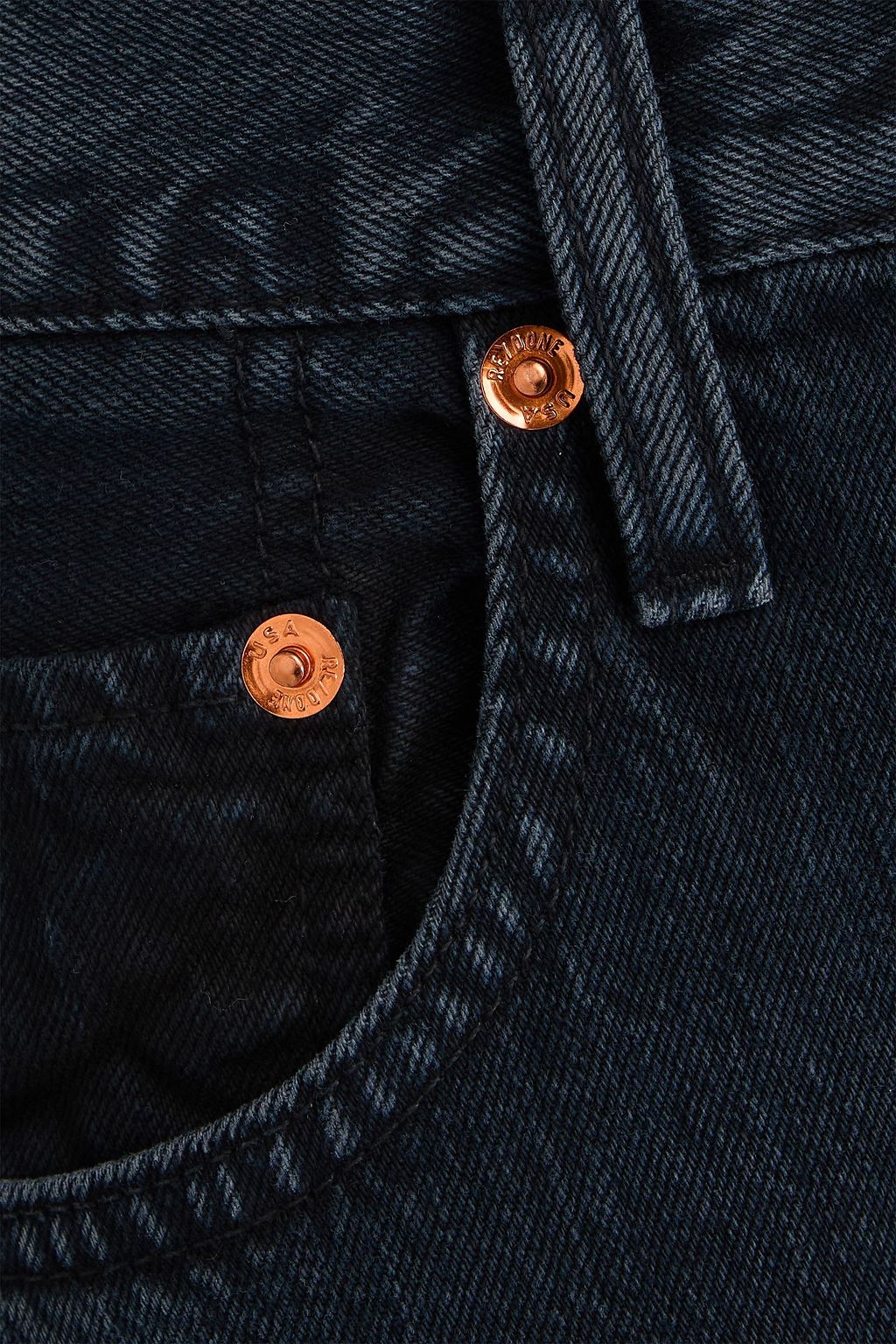 RE/DONE High-rise straight-leg jeans