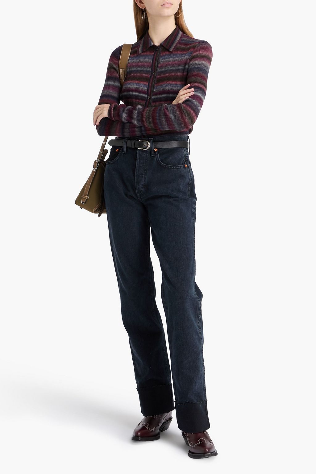 RE/DONE High-rise straight-leg jeans