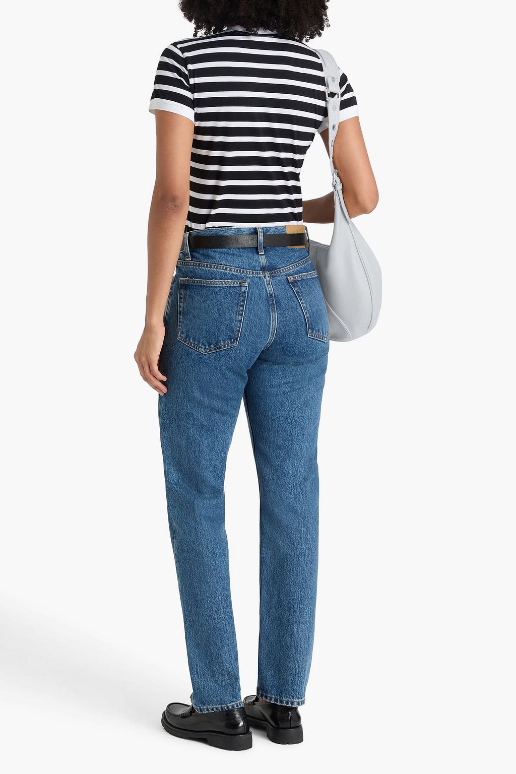 RE/DONE Mel hoch sitzende Jeans mit geradem Bein