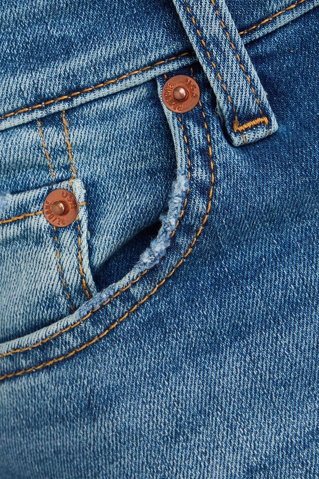 RE/DONE High-rise straight-leg jeans