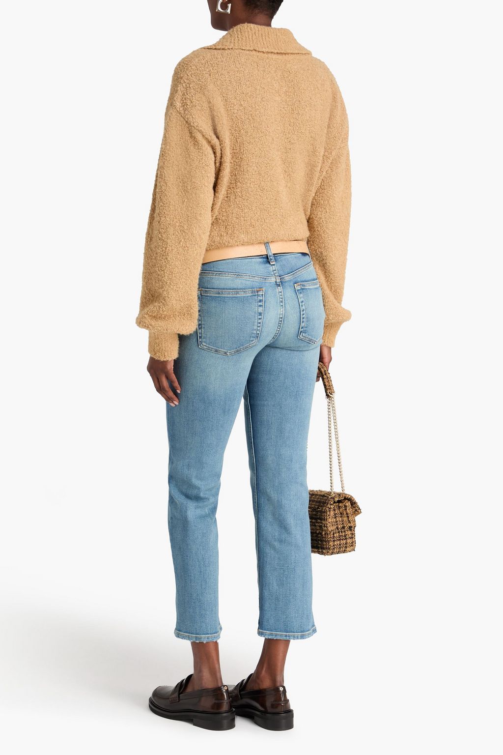 RE/DONE High-rise straight-leg jeans